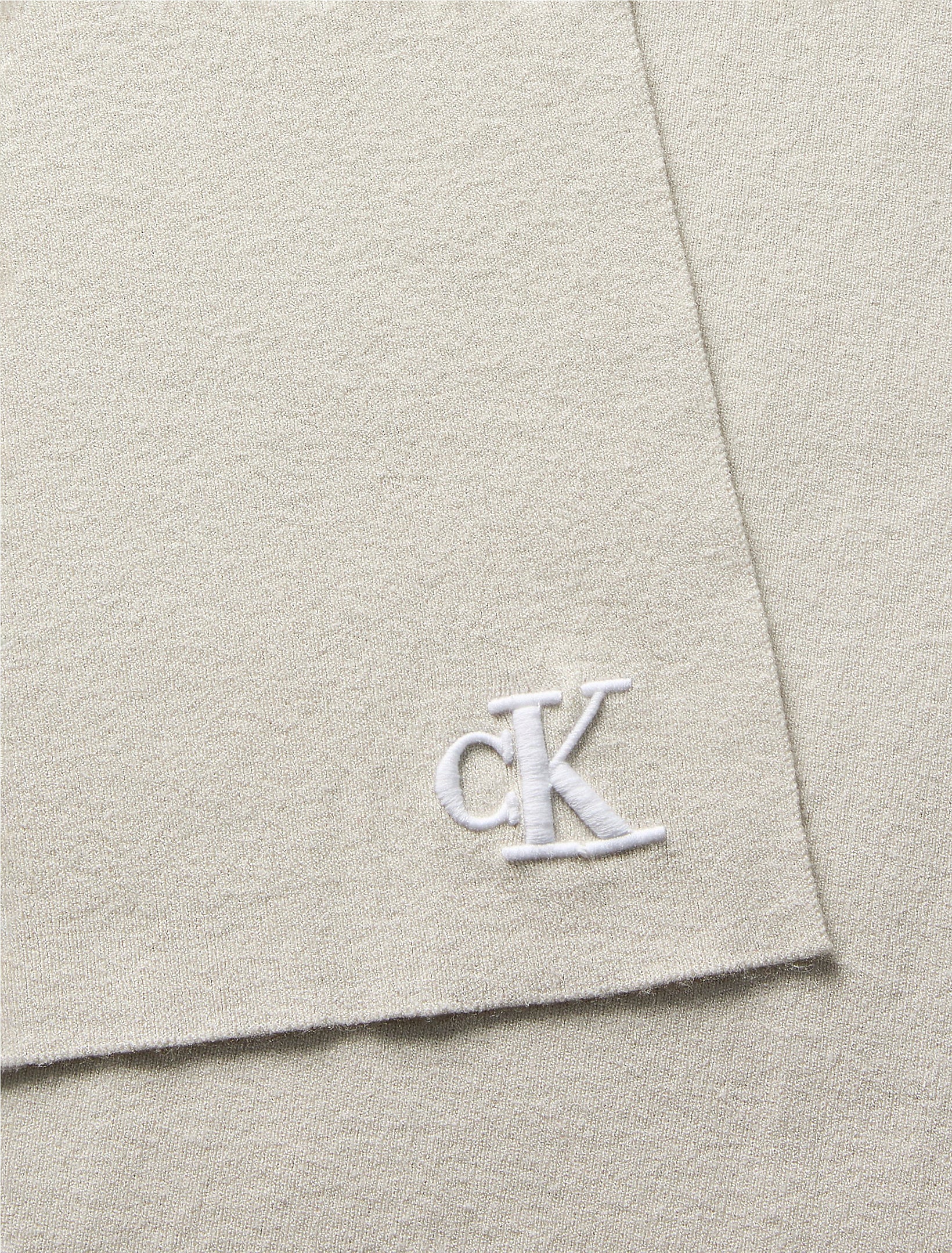 Calvin Klein Fine Rib Knitted Scarf