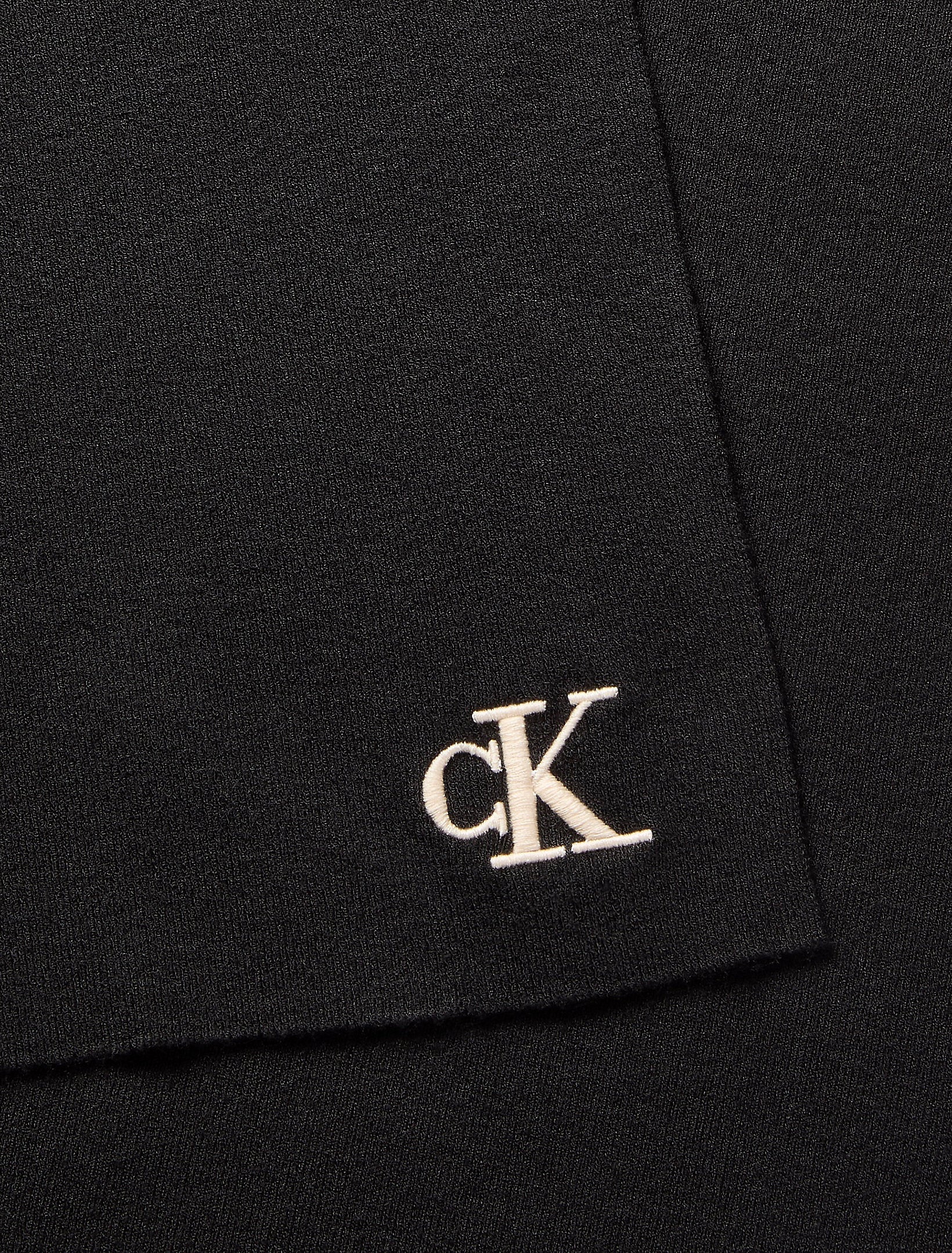 Calvin Klein Fine Rib Knitted Scarf