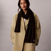 Calvin Klein Fine Rib Knitted Scarf