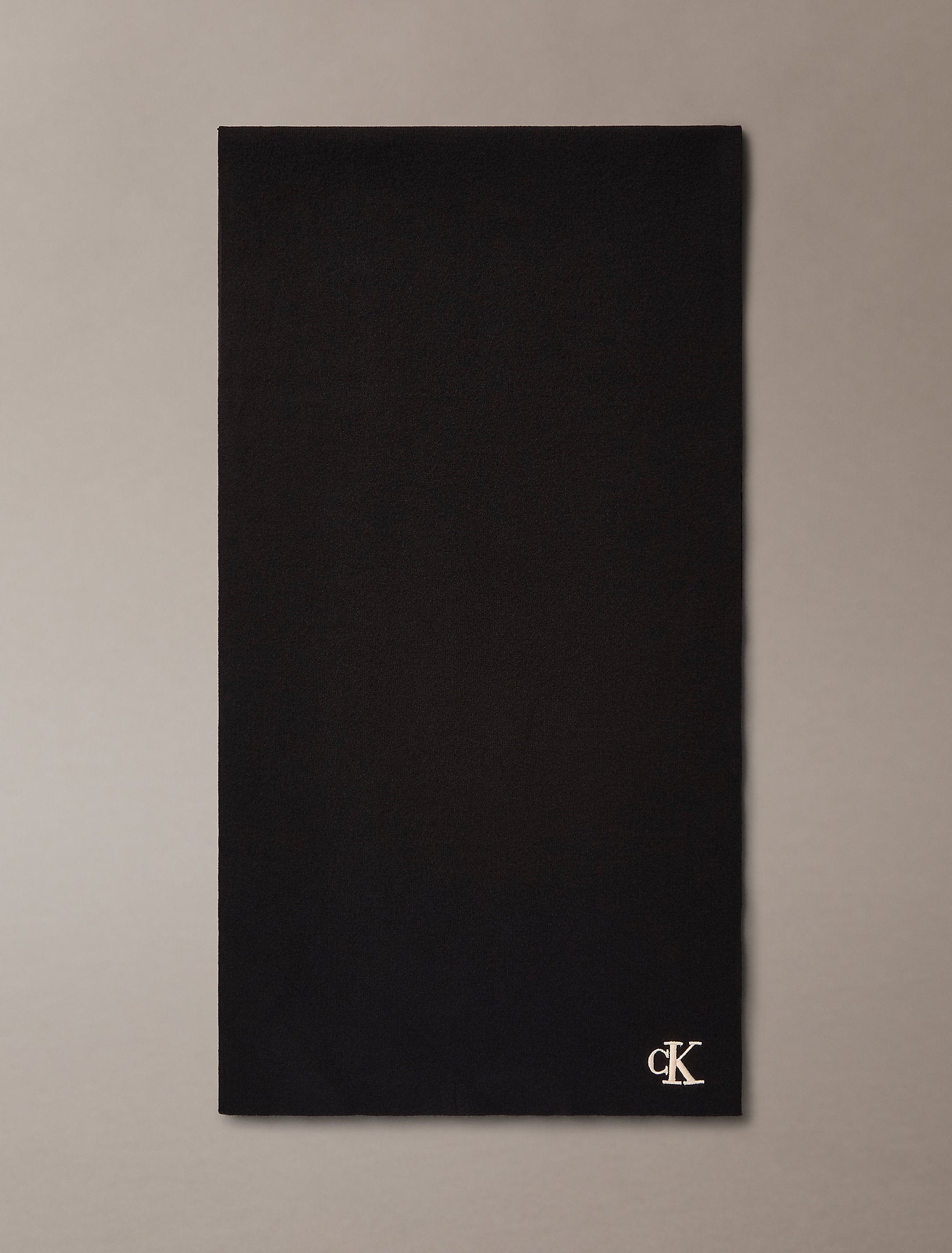 Calvin Klein Fine Rib Knitted Scarf