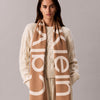 وشاح كالفين كلاين Bold Logo 2-Tone Jacquard