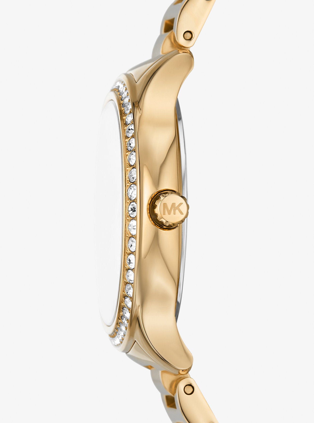 Michael Kors Sage Pavé Gold-Tone Watch Watch