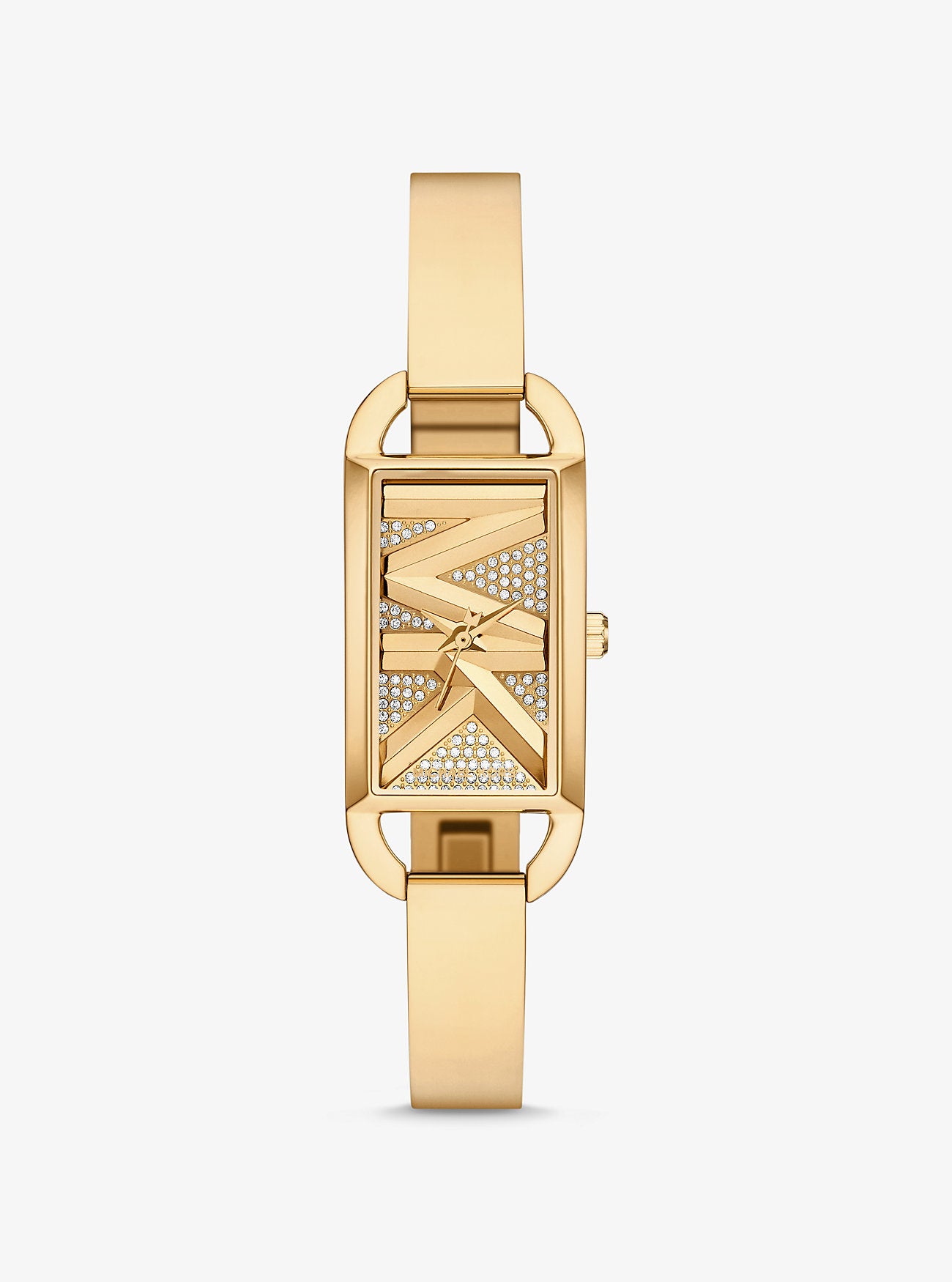 ساعة مايكل كورس Mini Empire Pavé Gold-Tone Bangle