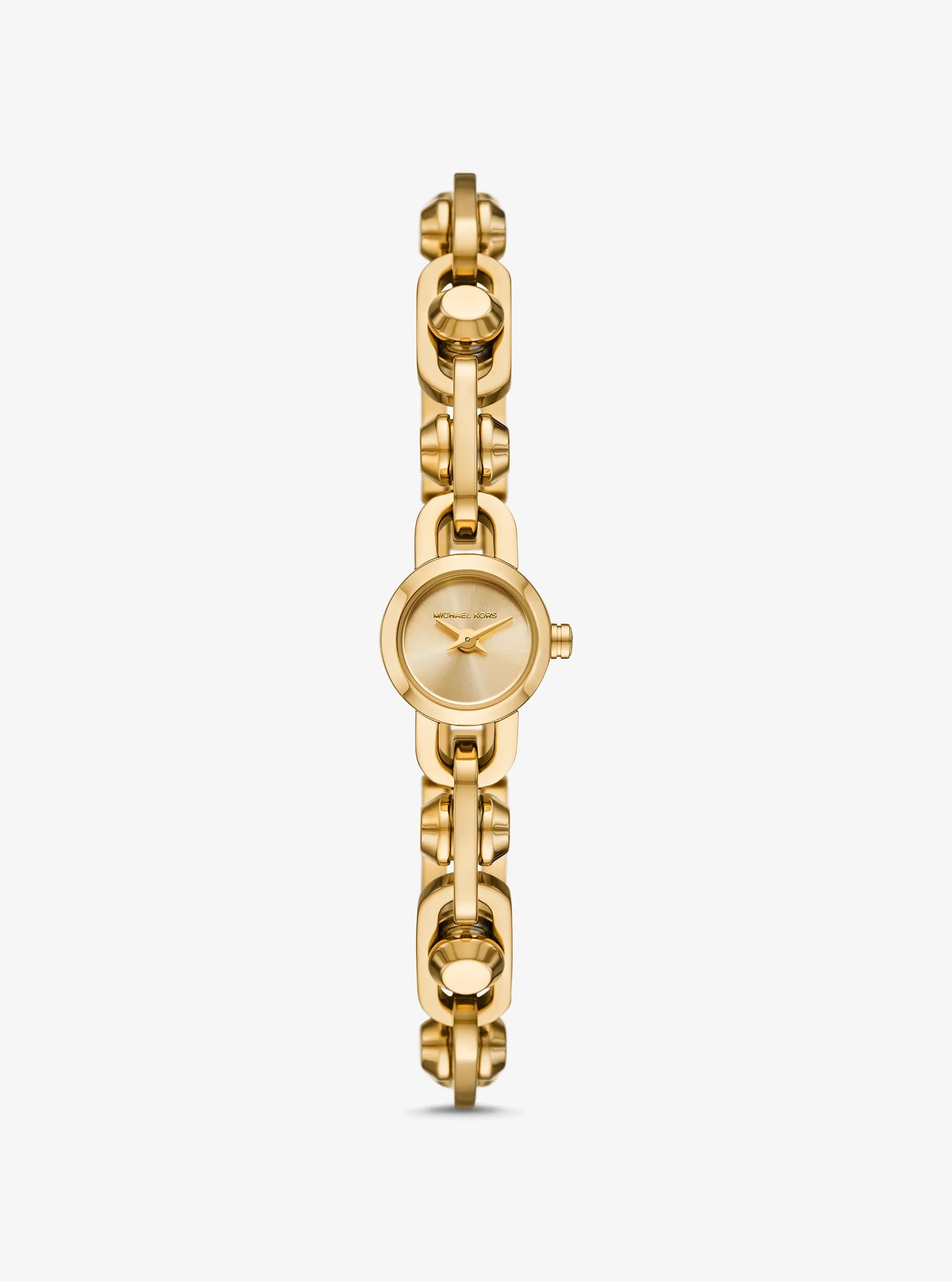 Michael Kors Mini Astor Link Gold-Tone Bracelet Watch