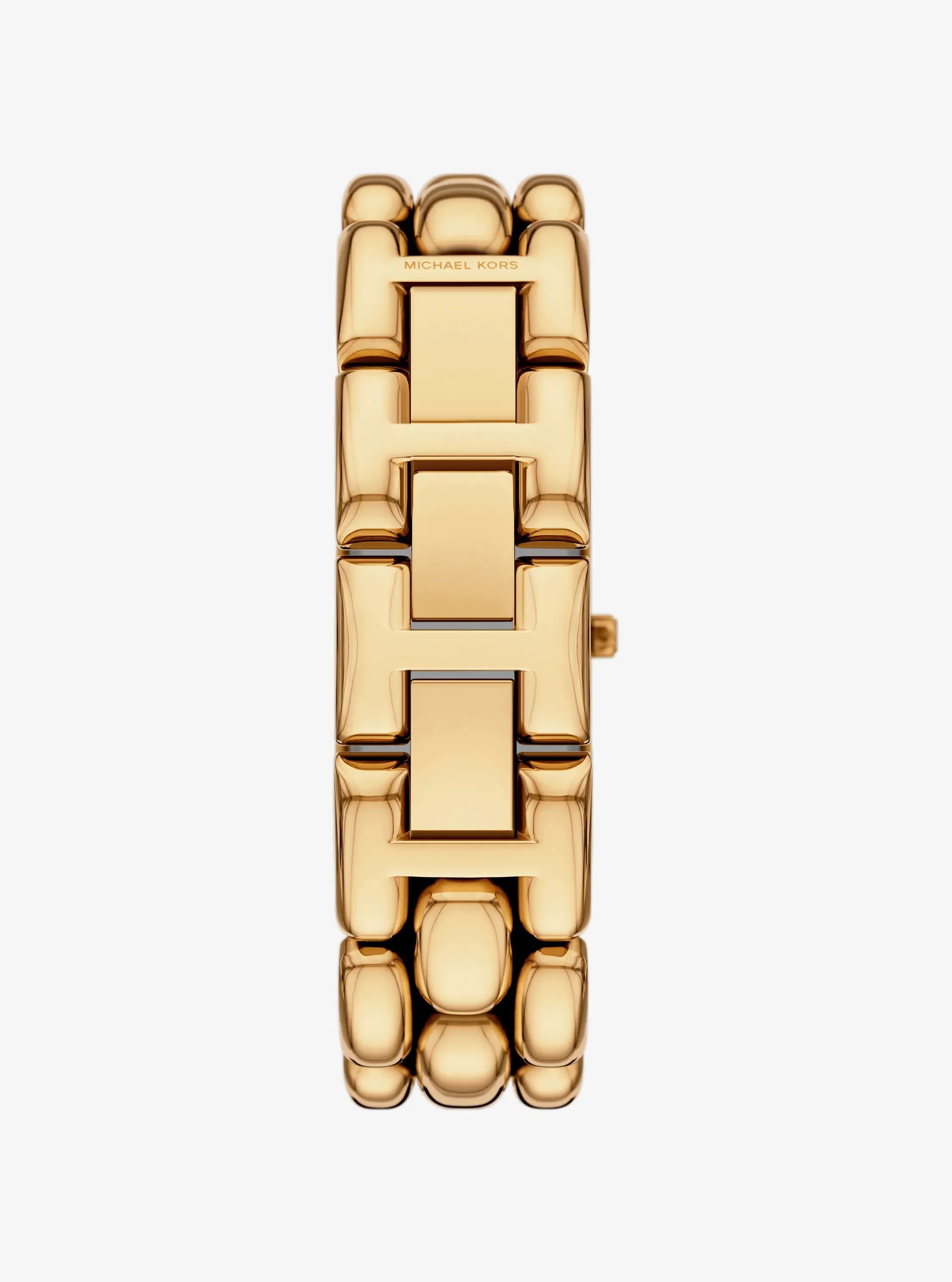 Michael Kors Mini Hally Pavé Gold-Tone Watch