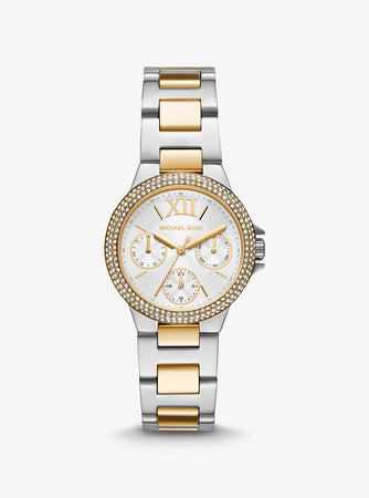 Michael Kors Mini Camille Pavé Two-Tone Watch