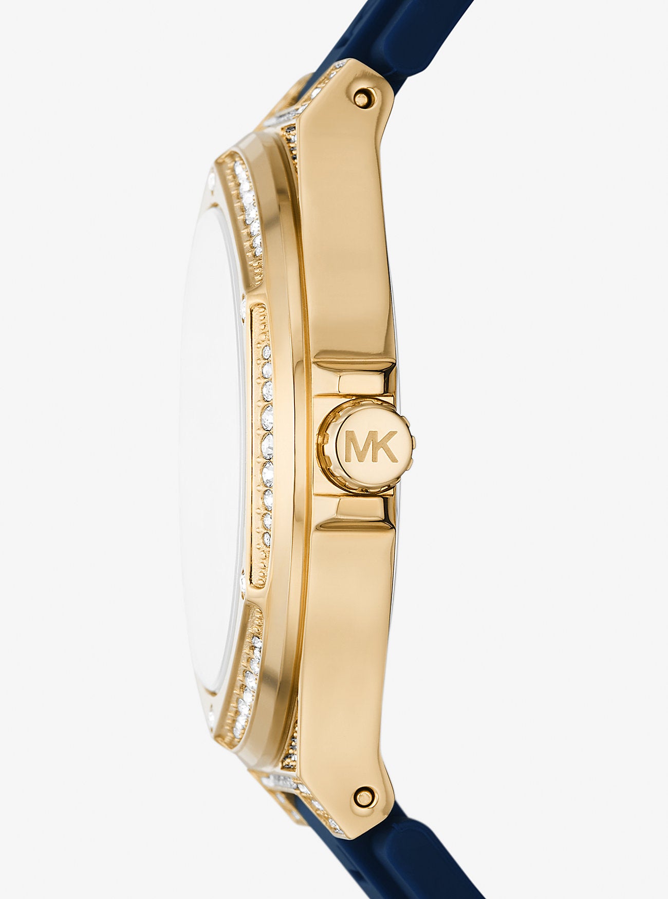 Michael Kors Lennox Pavé Rose Gold-Tone Watch