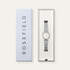 Rosefield Gaia Creme Silver Watch