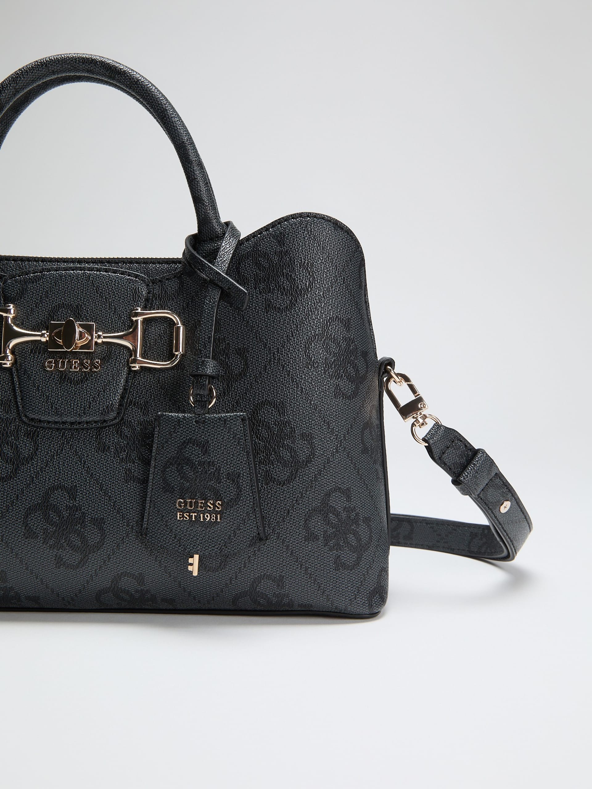 Guess Janie 4g Logo Satchel Bag