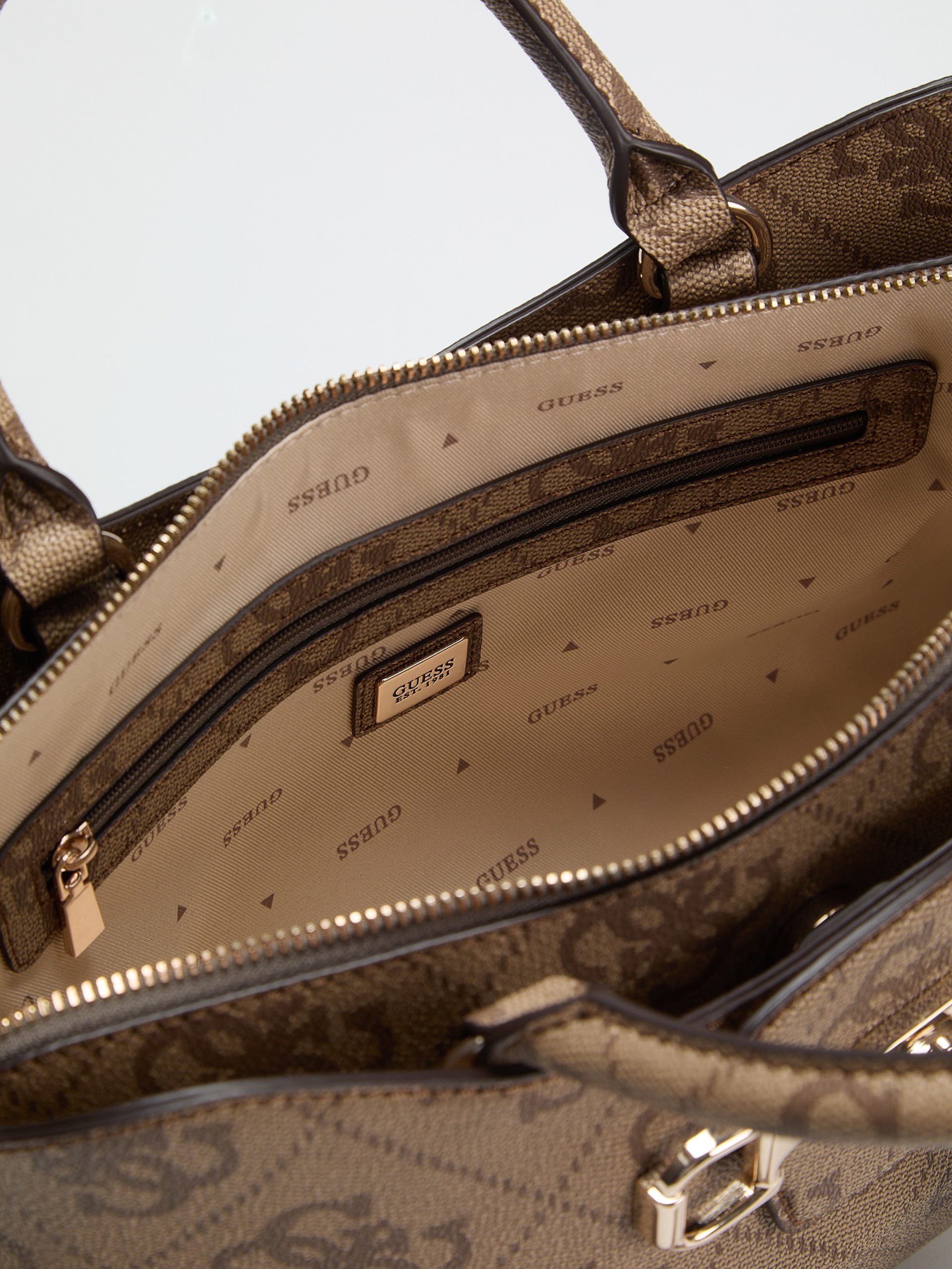 Guess Janie 4g Logo Satchel Bag