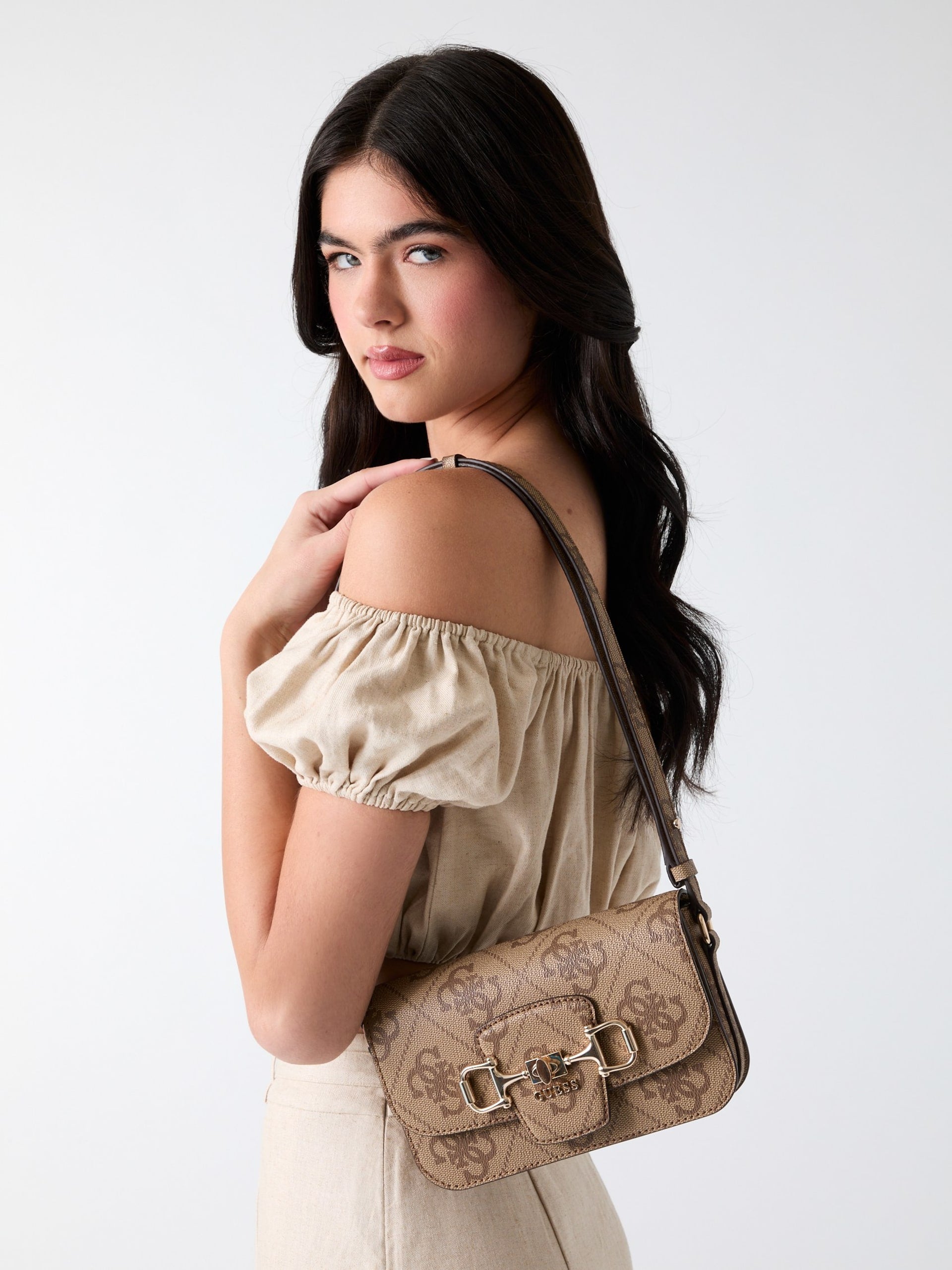 Guess Janie 4g Logo Crossbody Bag