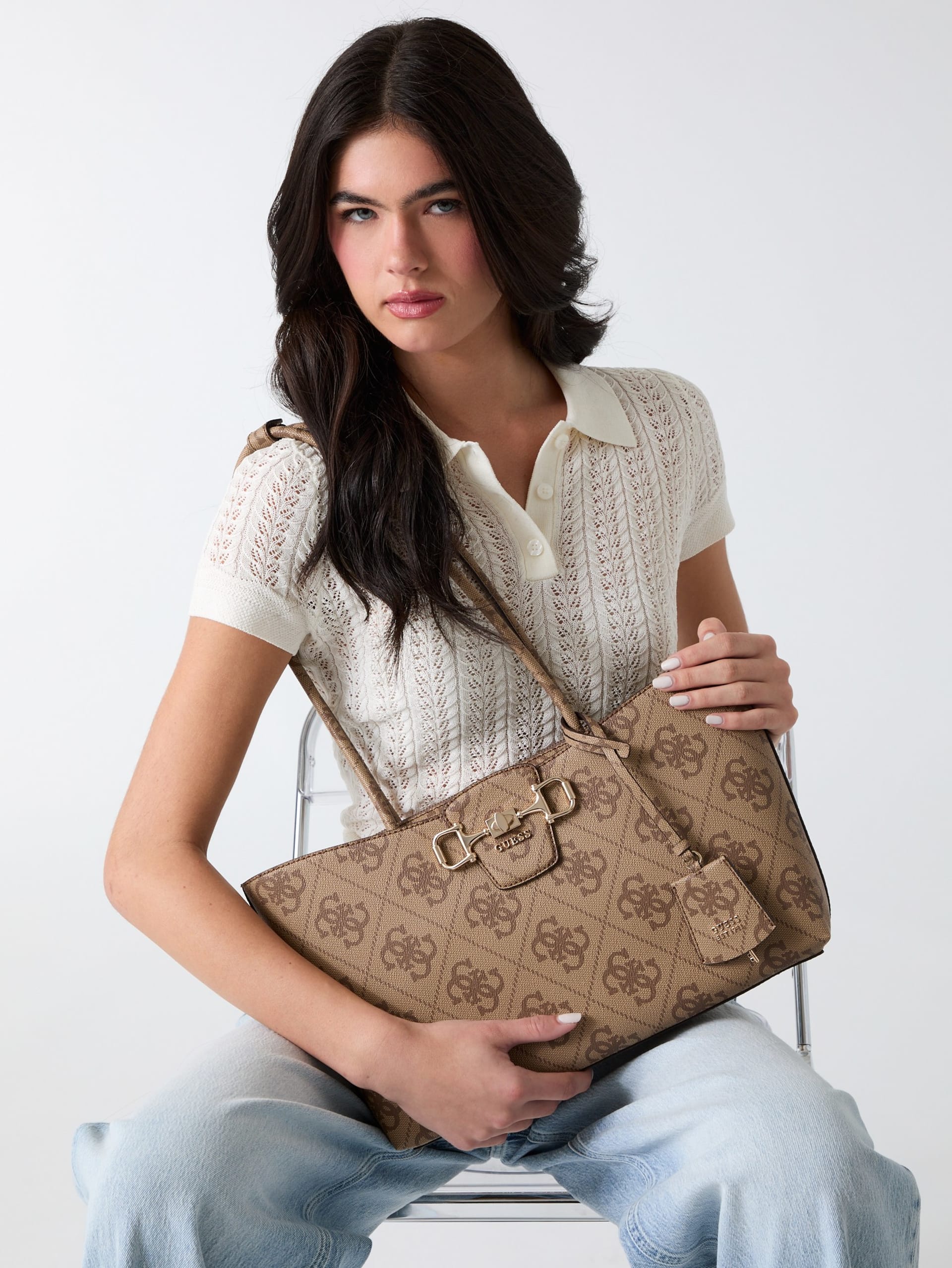 Guess Janie 4g Logo Tote Bag