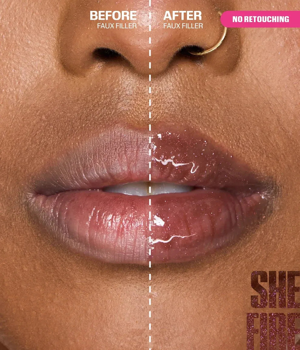 Huda Beauty Faux Filler Extra Shine Lip Gloss Lip Gloss