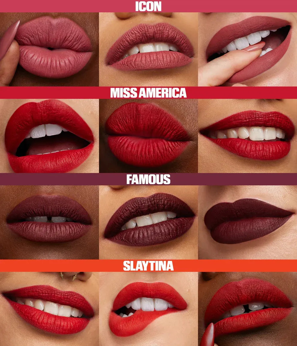 Huda Beauty Liquid Matte Ultra-Comfort Transfer-Proof Lipstick Lipstick