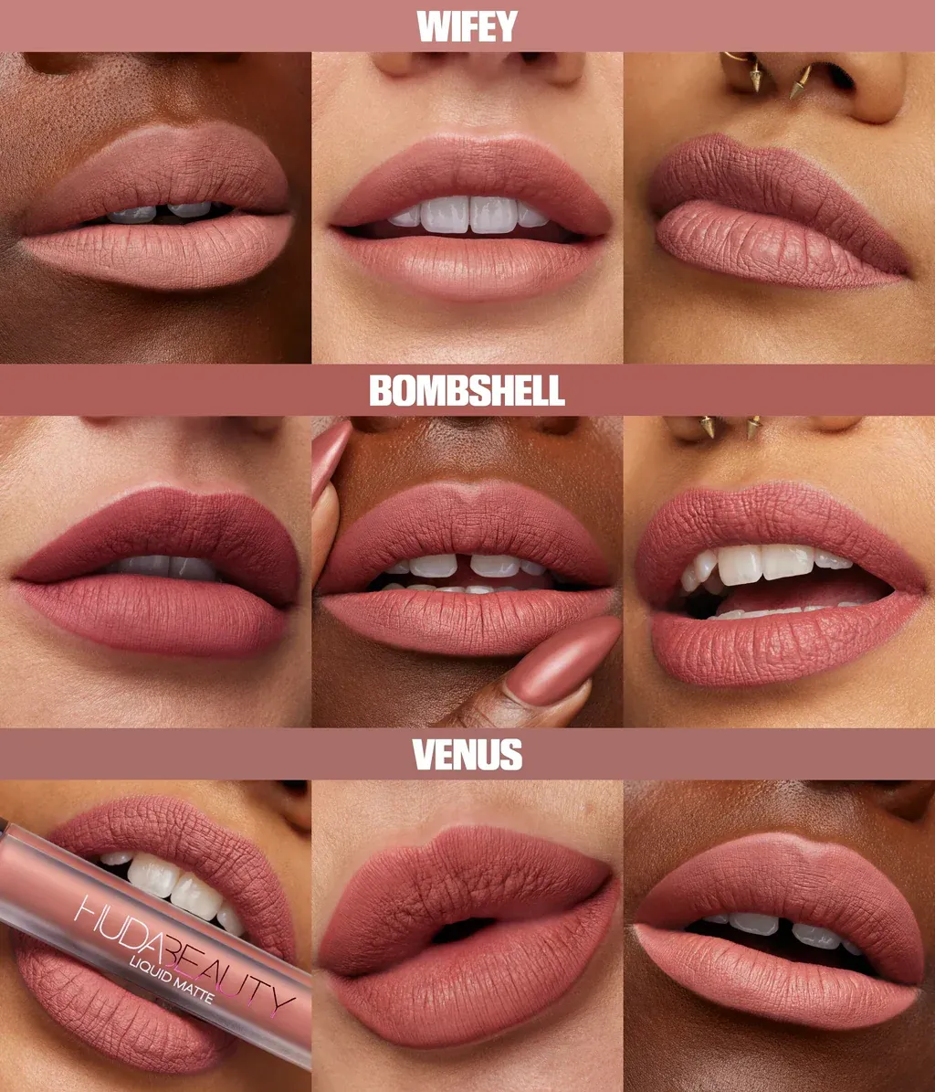 Huda Beauty Liquid Matte Ultra-Comfort Transfer-Proof Lipstick Lipstick