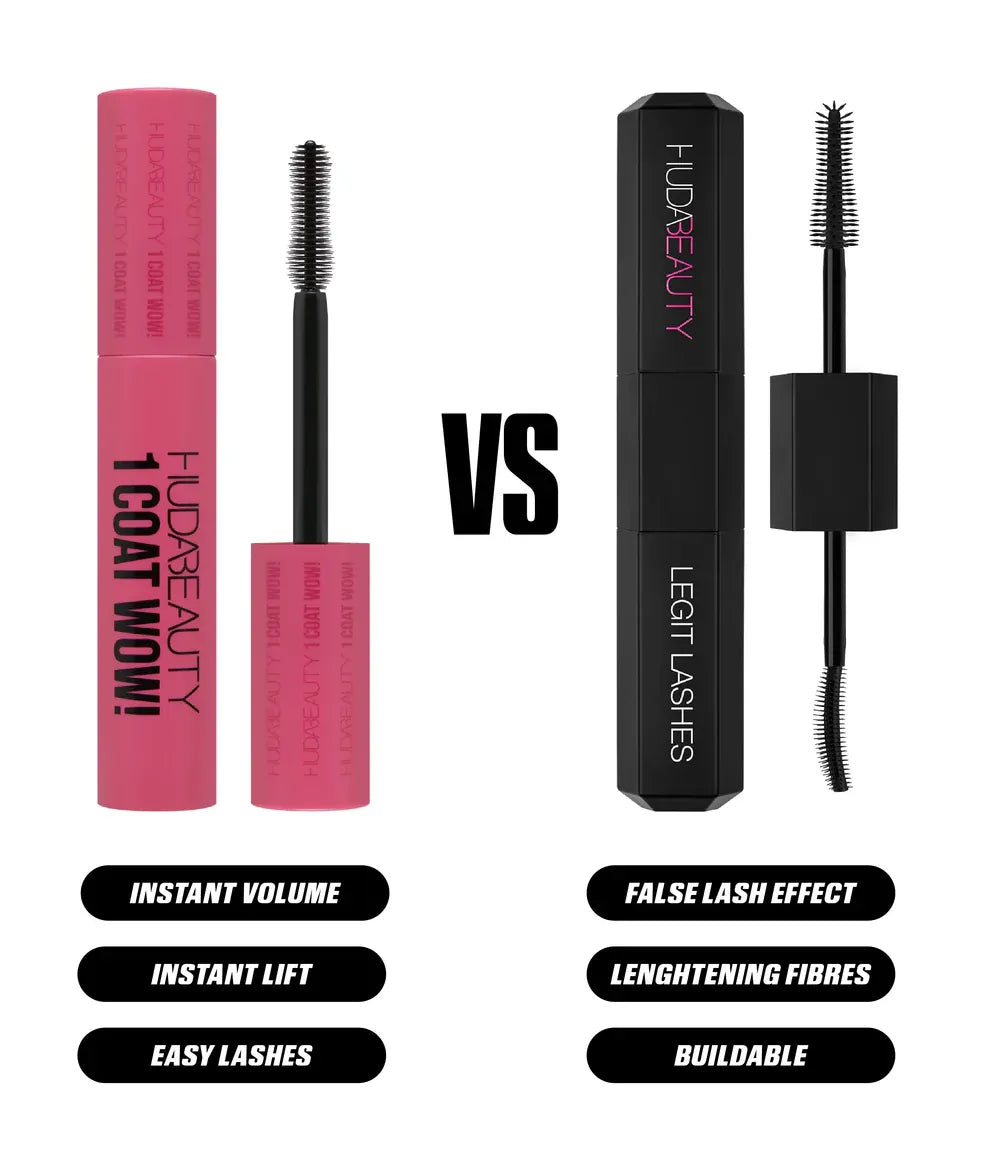 Huda Beauty One Coat Wow! Volumizing Mascara Mascara