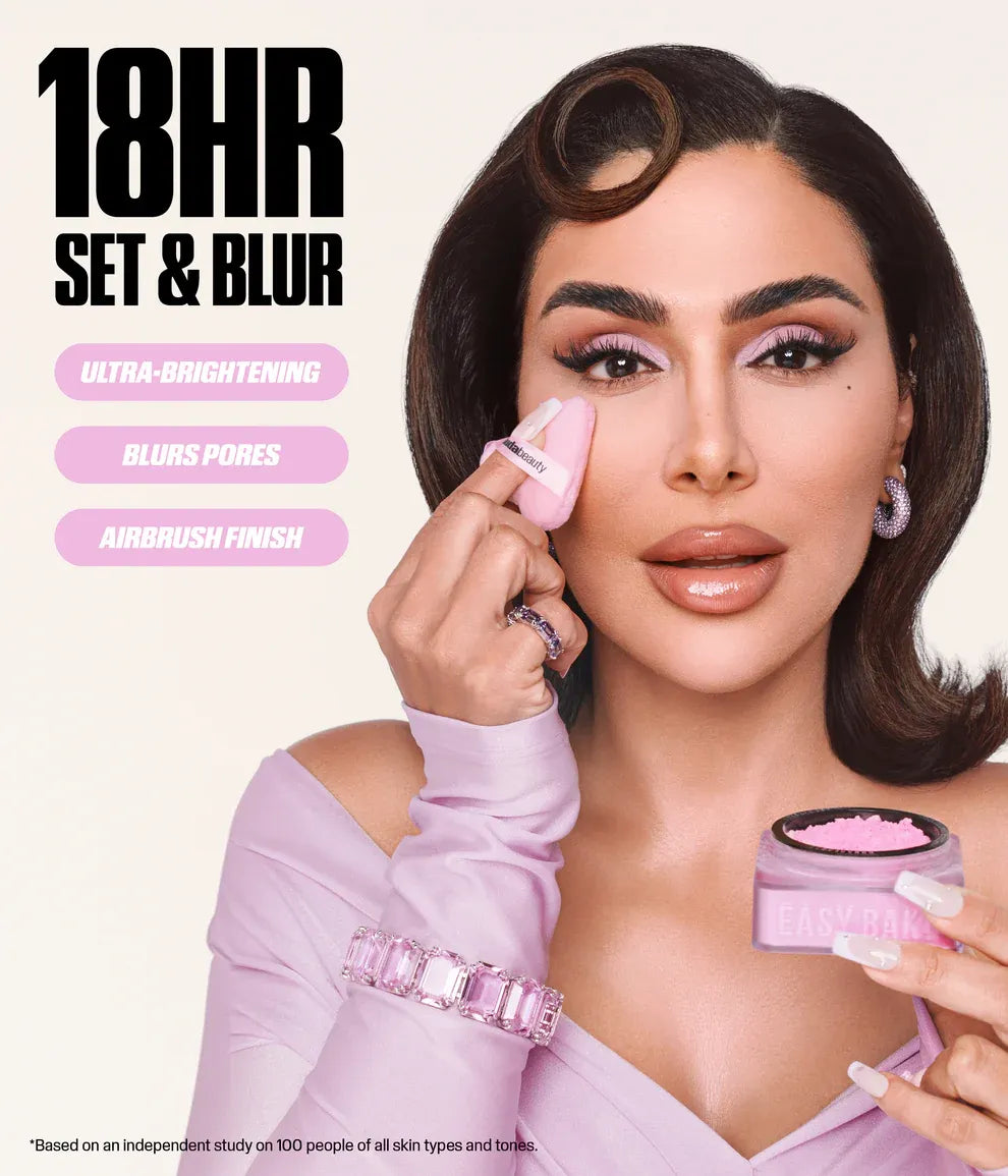 Huda Beauty Easy Bake Loose Powder Mini Ube Setting Powder