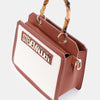 حقيبة ستيف مادن BZARNIA BLACK/CREAM / BFLORENS COGNAC/CREAM