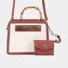 حقيبة ستيف مادن BZARNIA BLACK/CREAM / BFLORENS COGNAC/CREAM