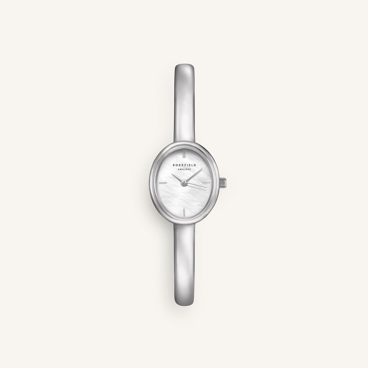 Rosefield Bangle S Silver Watch