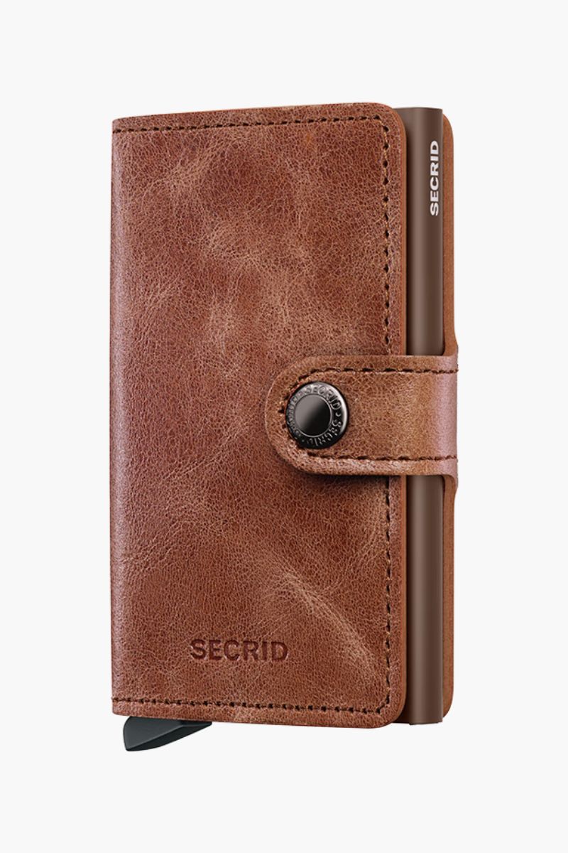 ארנק סקריד Miniwallet Vintage Cognac Brown