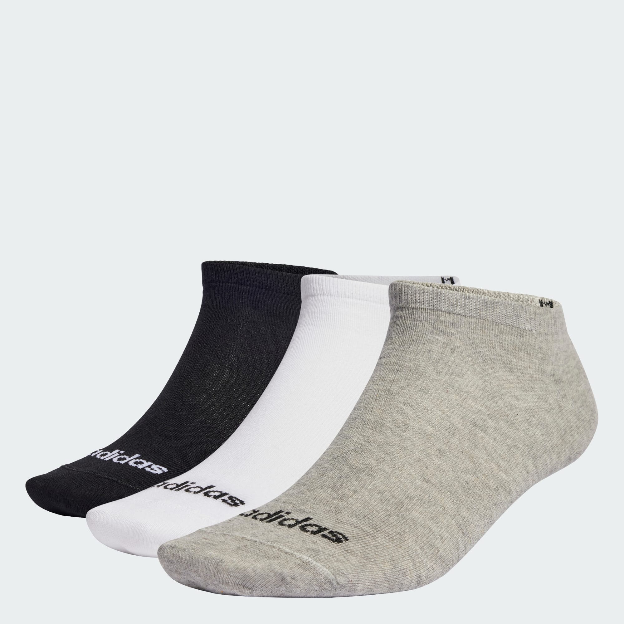 جوارب اديداس Thin Linear Low-Cut Socks 3 Pairs