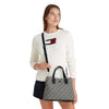 Tommy Hilfiger Monogram Jacquard Satchel Bag