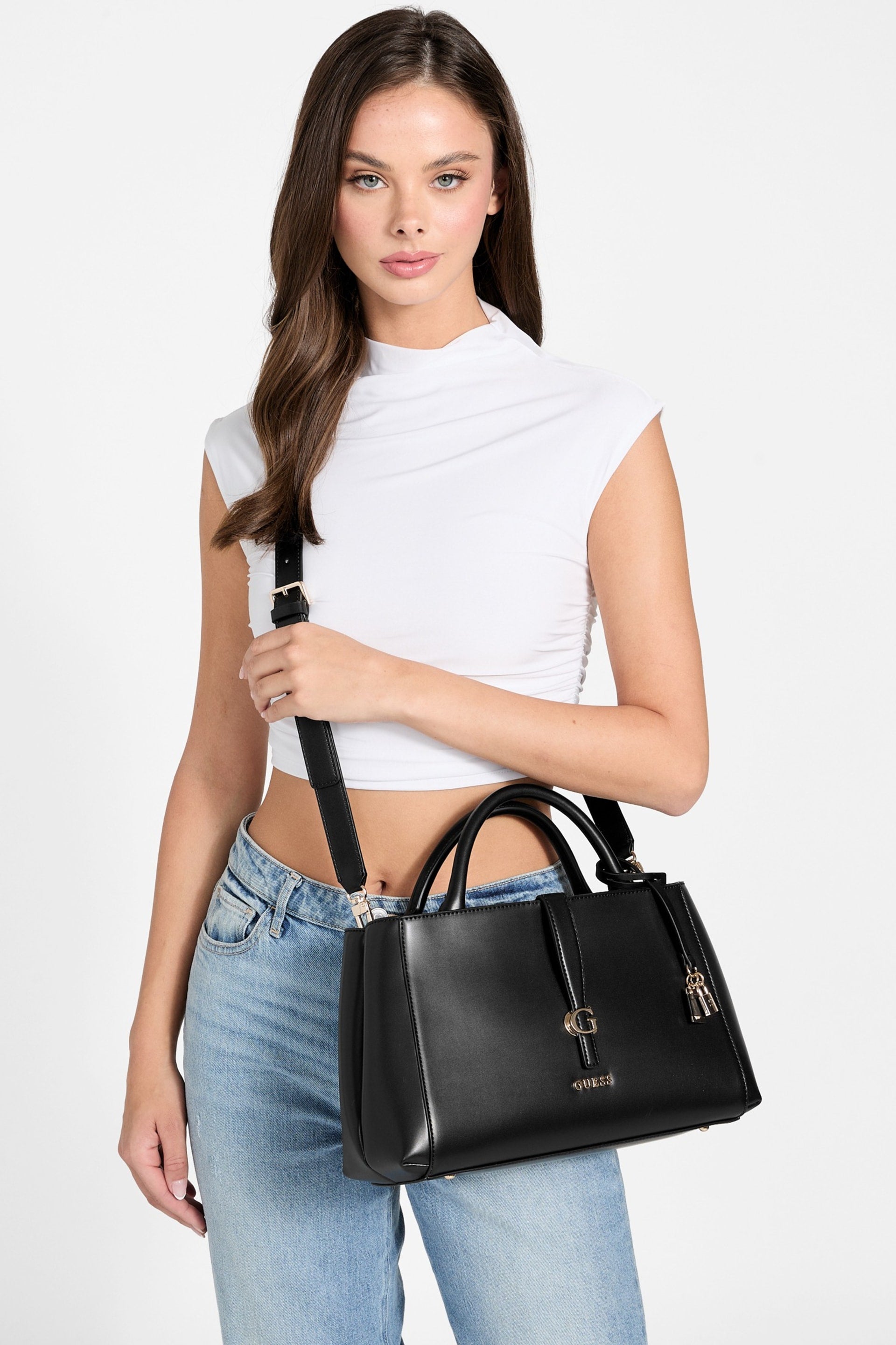 Guess Carrie Girlfriend Satchel Bag