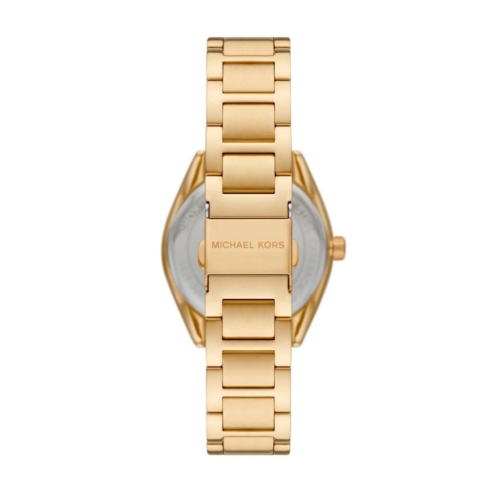 ساعة مايكل كورس Janelle Gold Dial Two Tone Steel