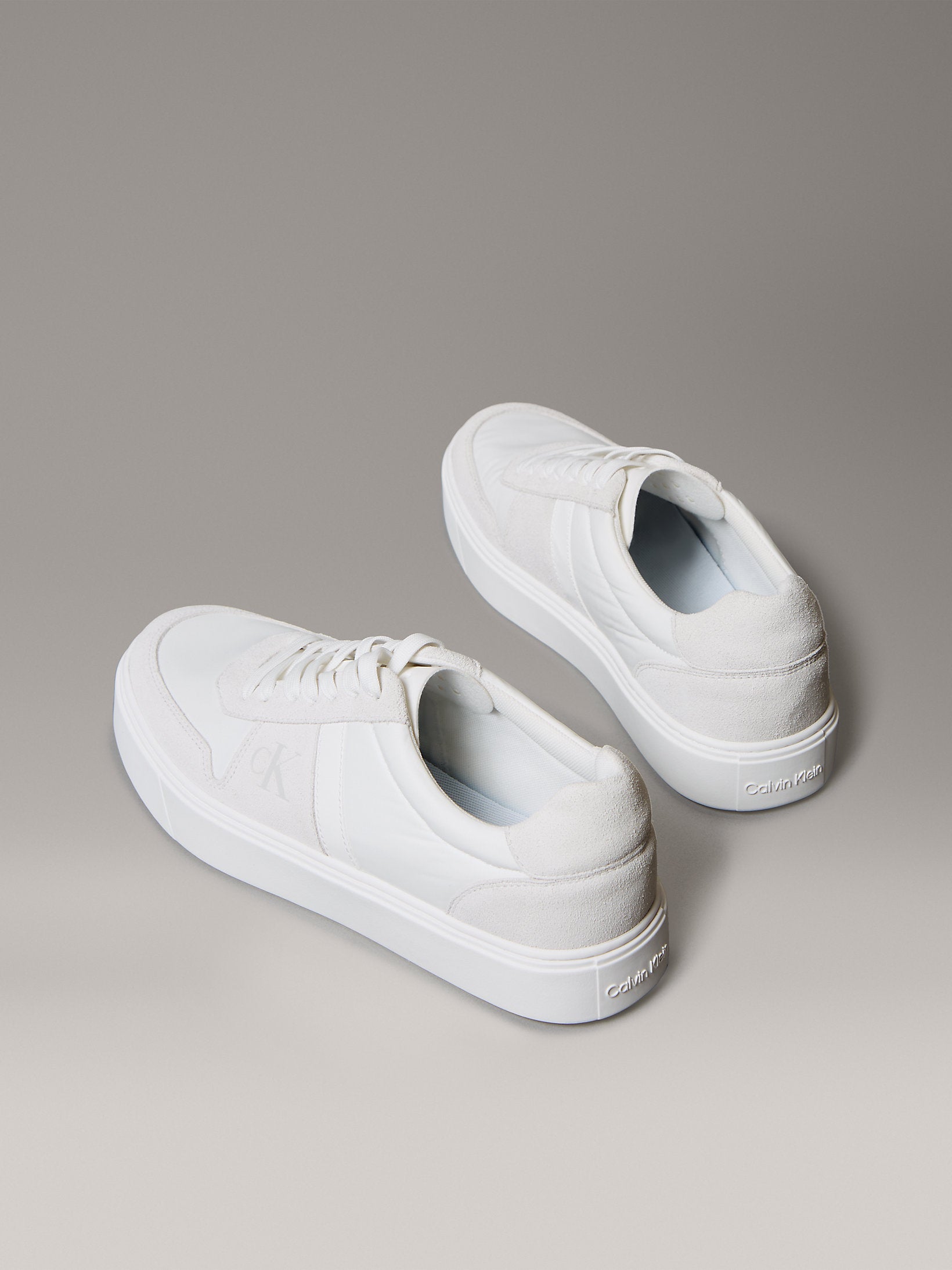 Calvin Klein Classic Cups Lace Mix Emb Tongue Sneaker