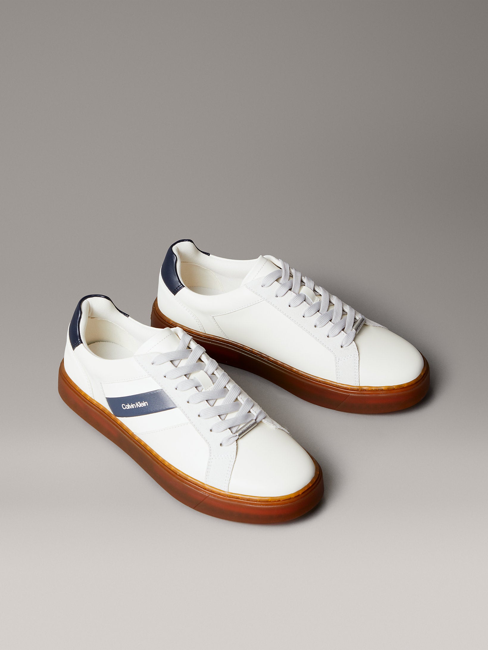 Calvin Klein Classic Cupsole Laceup Tape Sneaker