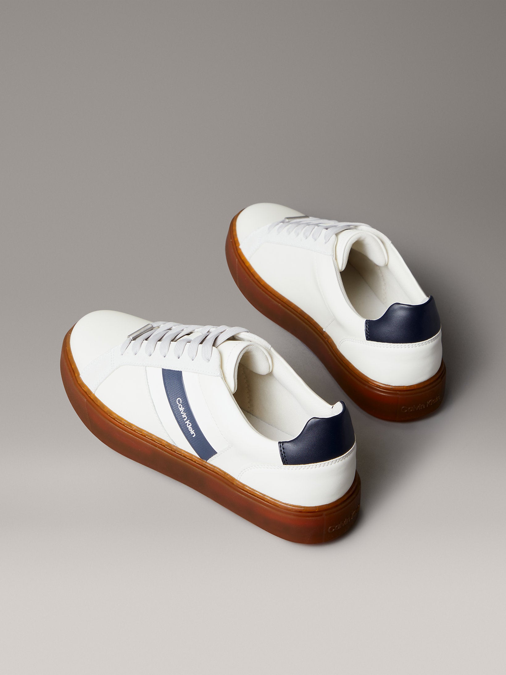 Calvin Klein Classic Cupsole Laceup Tape Sneaker