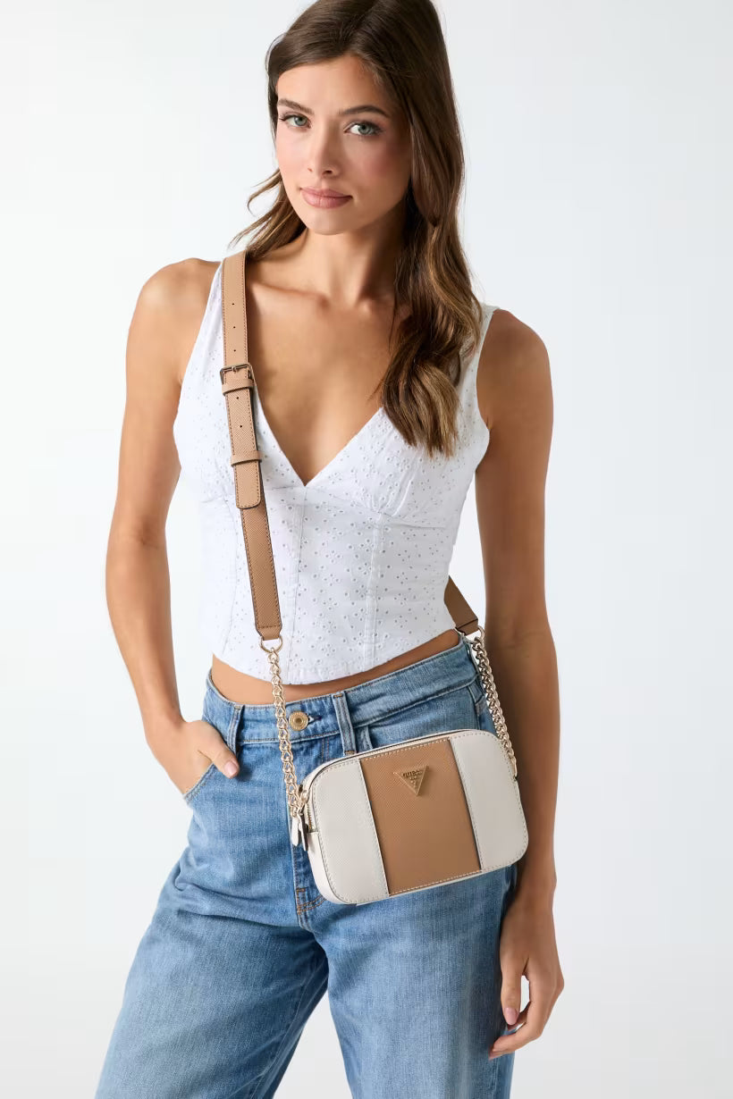 תיק גס Noelle Double Zip Camera Crossbody
