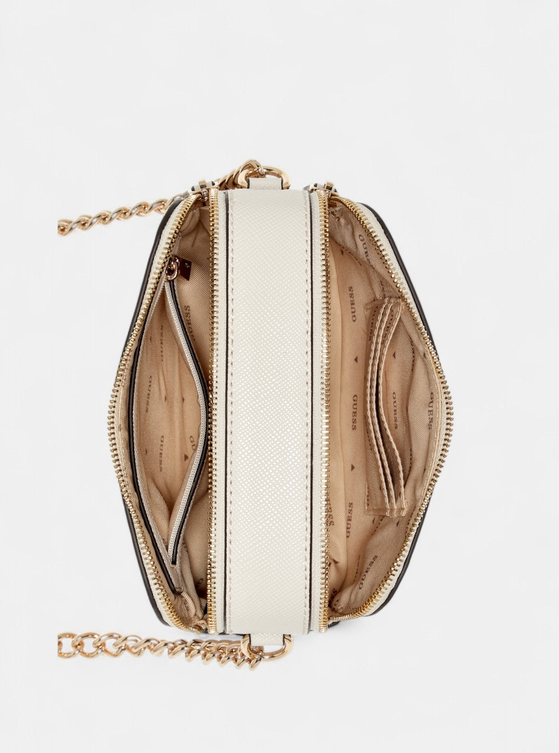 Guess Noelle Double Zip Camera Crossbody Bag