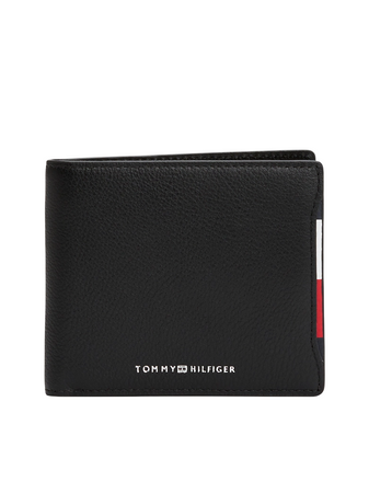ארנק טומי הילפיגר Logo Leather Bifold