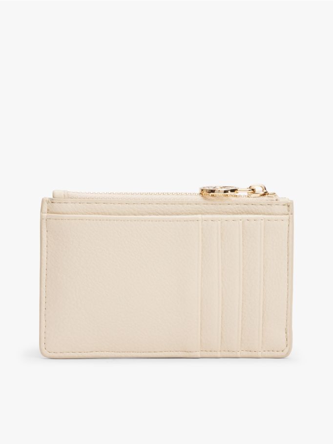 Tommy Hilfiger Th Monogram Plaque Card Holder Wallet