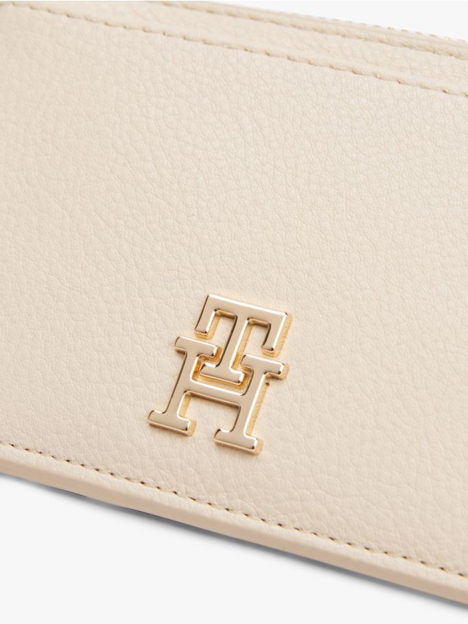 Tommy Hilfiger Th Monogram Plaque Card Holder Wallet