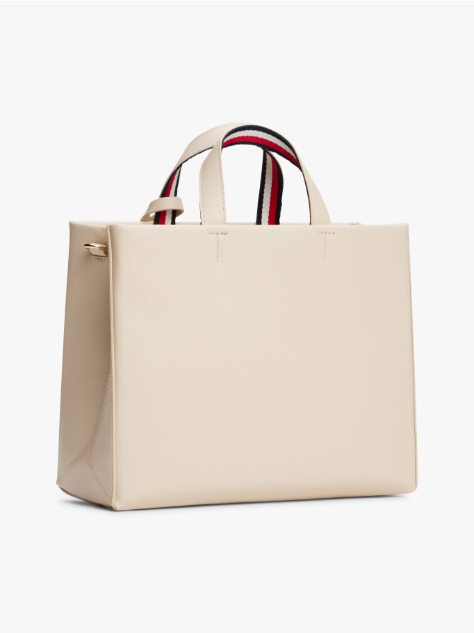 תיק טומי הילפיגר Logo Luggage Tag Crossbody Shopper