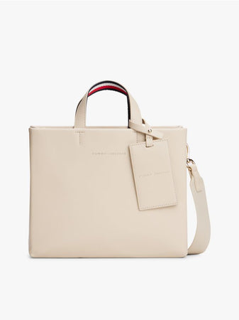 תיק טומי הילפיגר Logo Luggage Tag Crossbody Shopper