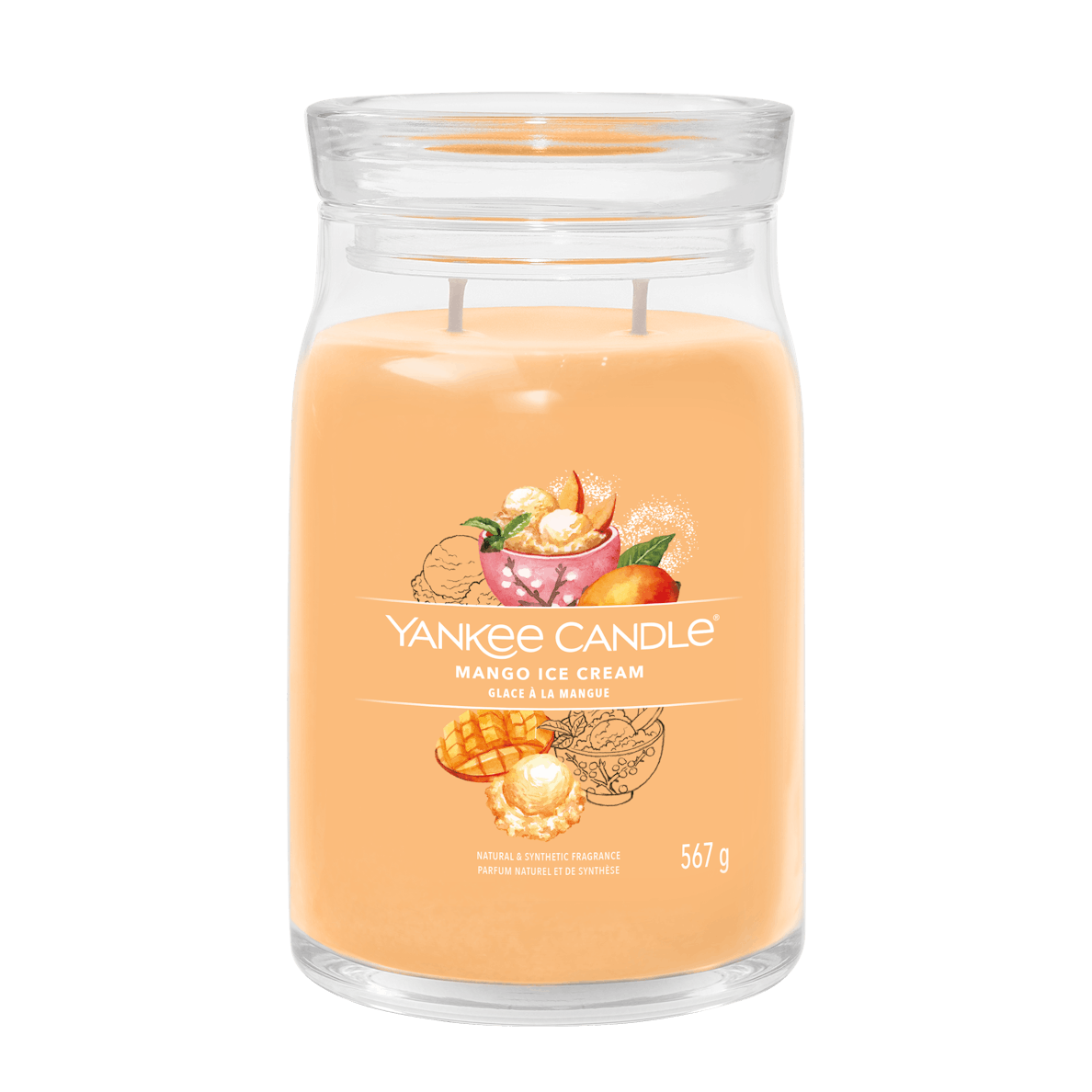 Yankee Candle Mango Ice Cream Signature Large Scented Candle
