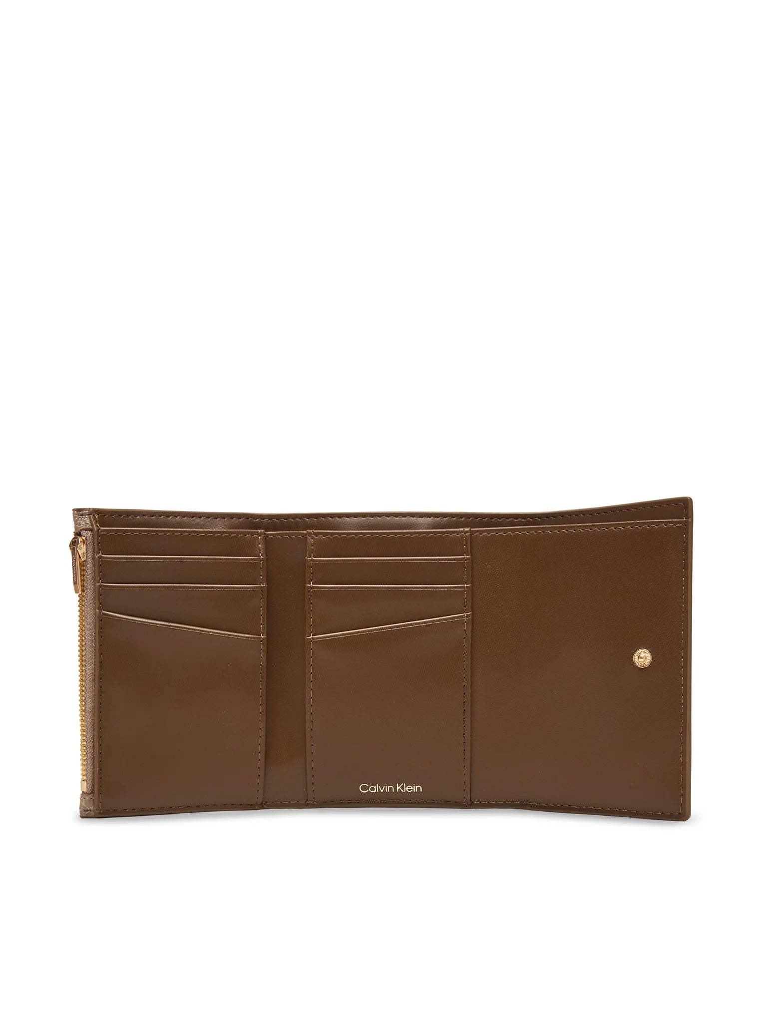 Calvin Klein Trifold With Zip Pocket Wallet