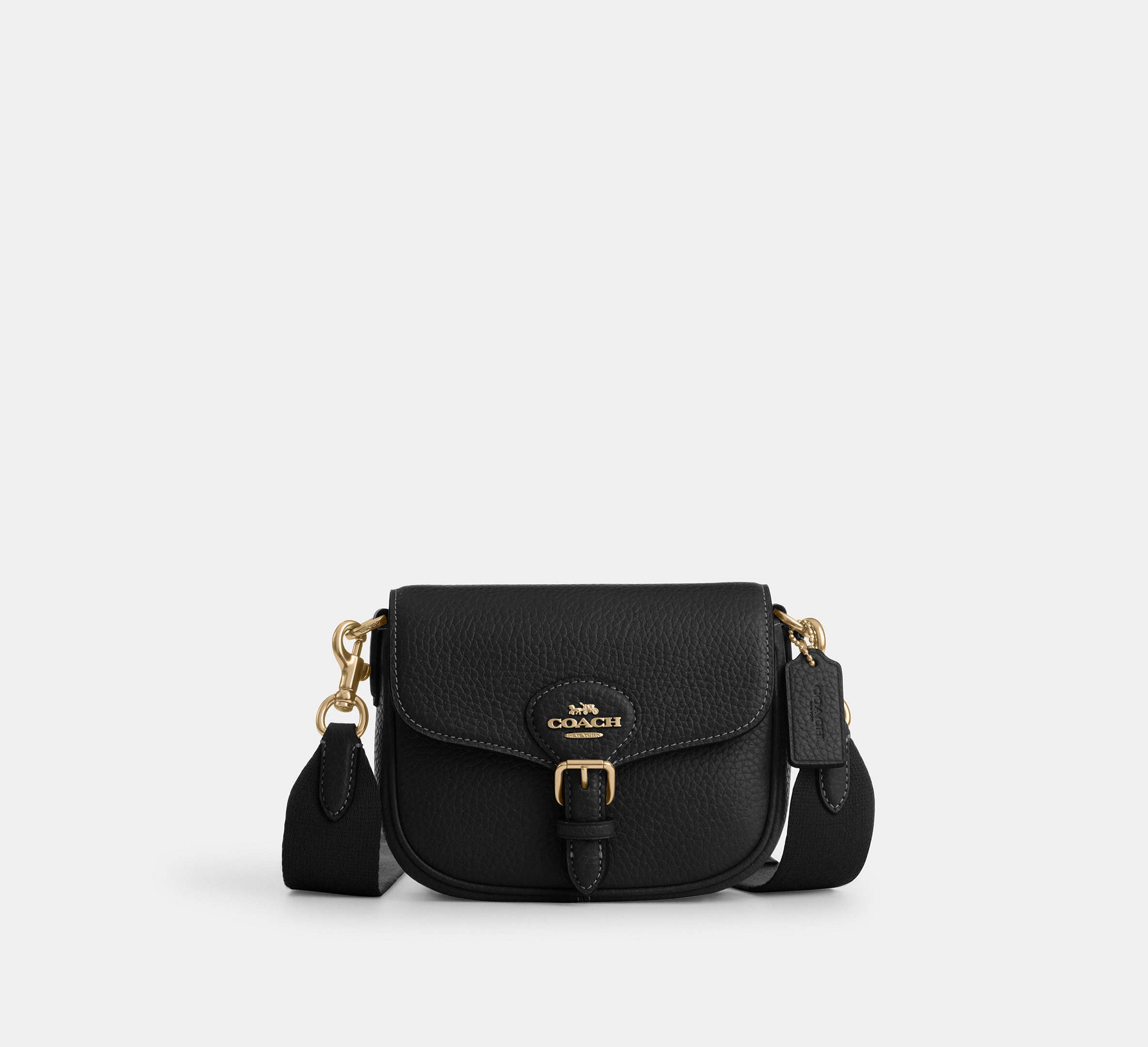 Coach saddle 20 black online