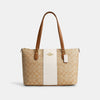 حقيبة كوتش Gallery Tote Bag In Signature Canvas With Stripe