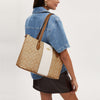 حقيبة كوتش Gallery Tote Bag In Signature Canvas With Stripe