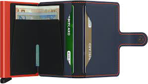 ארנק סקריד Miniwallet Matte Night Blue and Orange