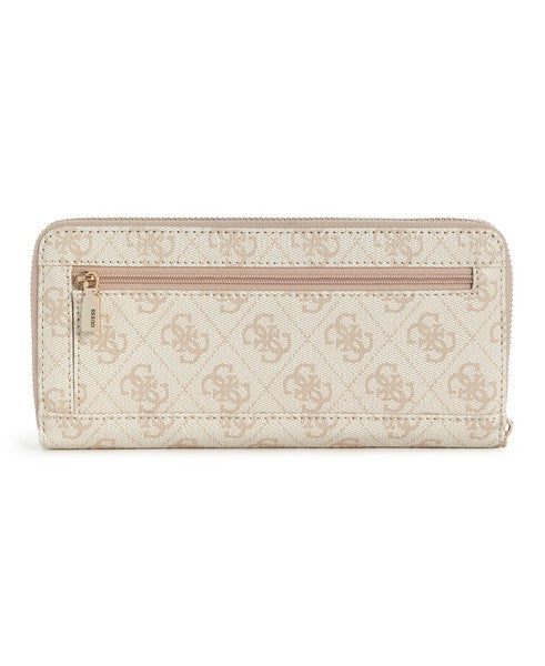 Guess Yvonne Logo Lrg Zip Around Wallet