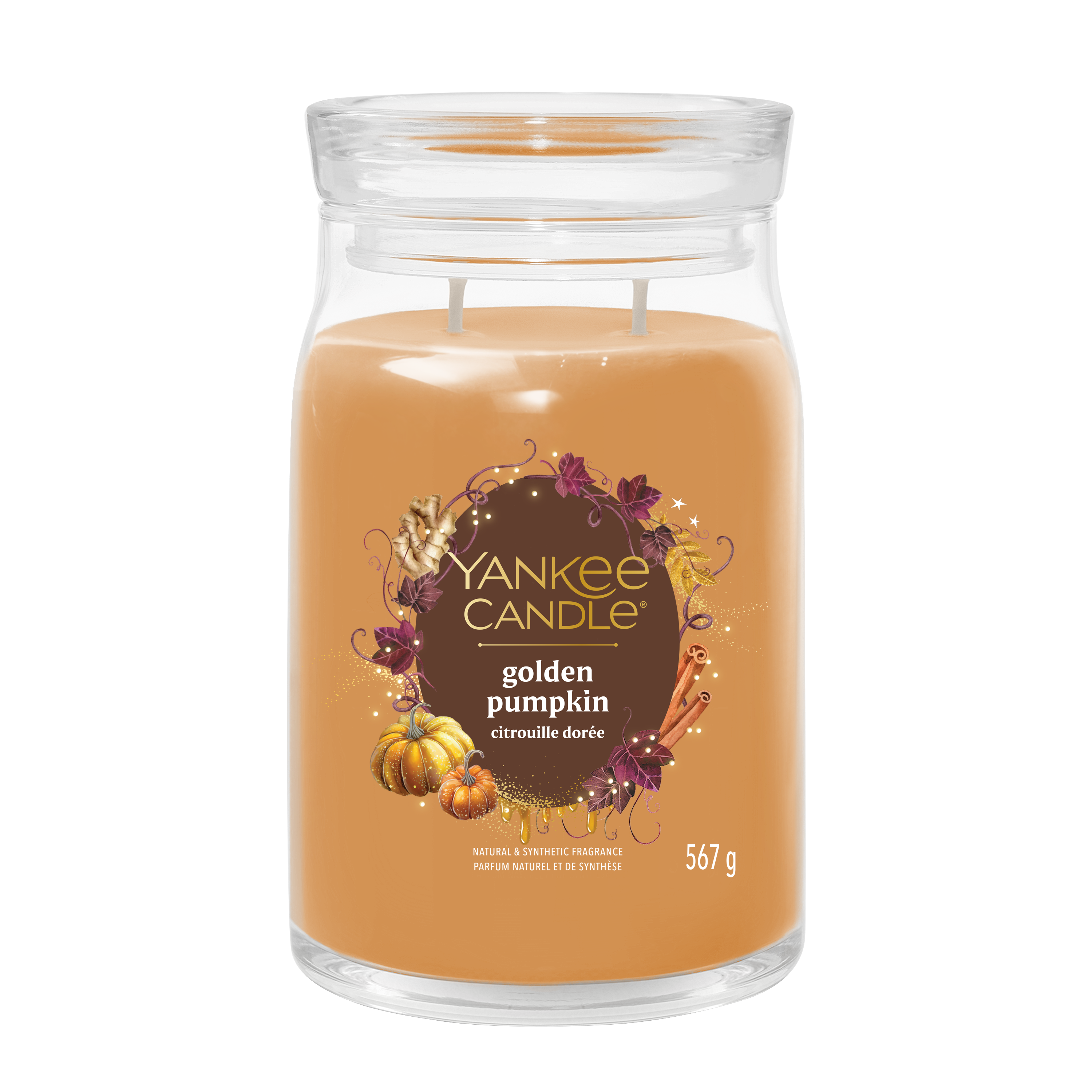 شمعة معطرة يانكي كاندل Golden Pumpkin Signature Large