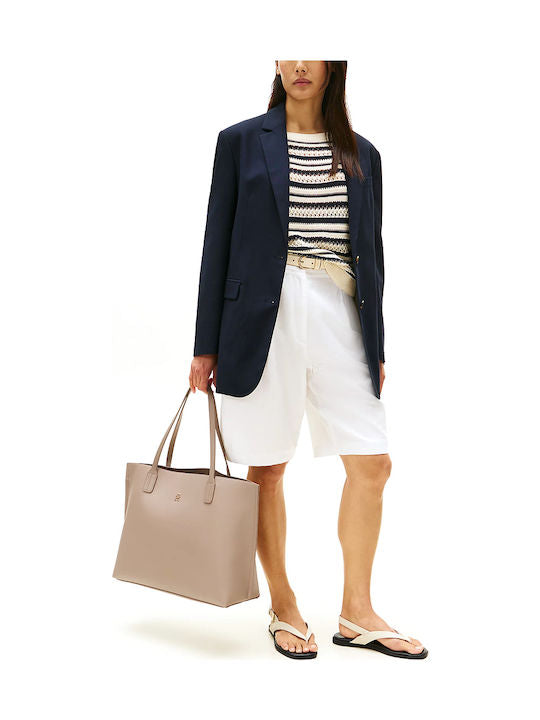 תיק טומי הילפיגר Monogram Plaque Tote