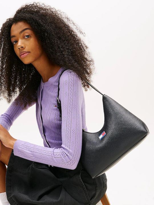 תיק טומי הילפיגר Pebble Grain Shoulder