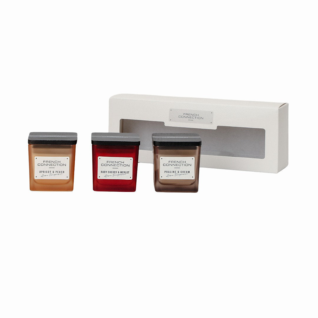 طقم هدية فرنش كونكشن Indulgence Candle Set Of 3
